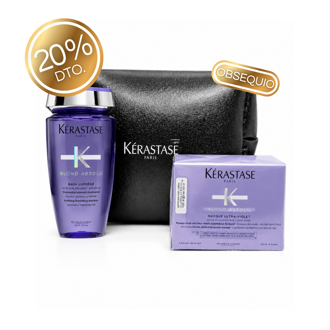 Kit Matización y Brillo + Cosmetiquera