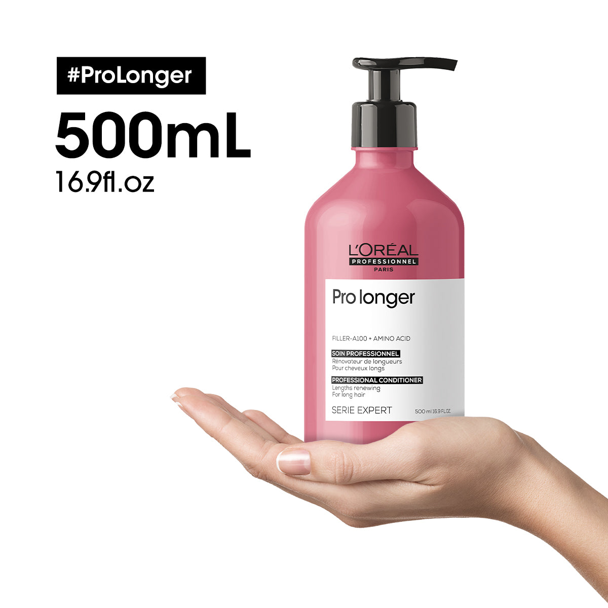 Acondicionador Pro longer Fortalecimiento de cabello largo