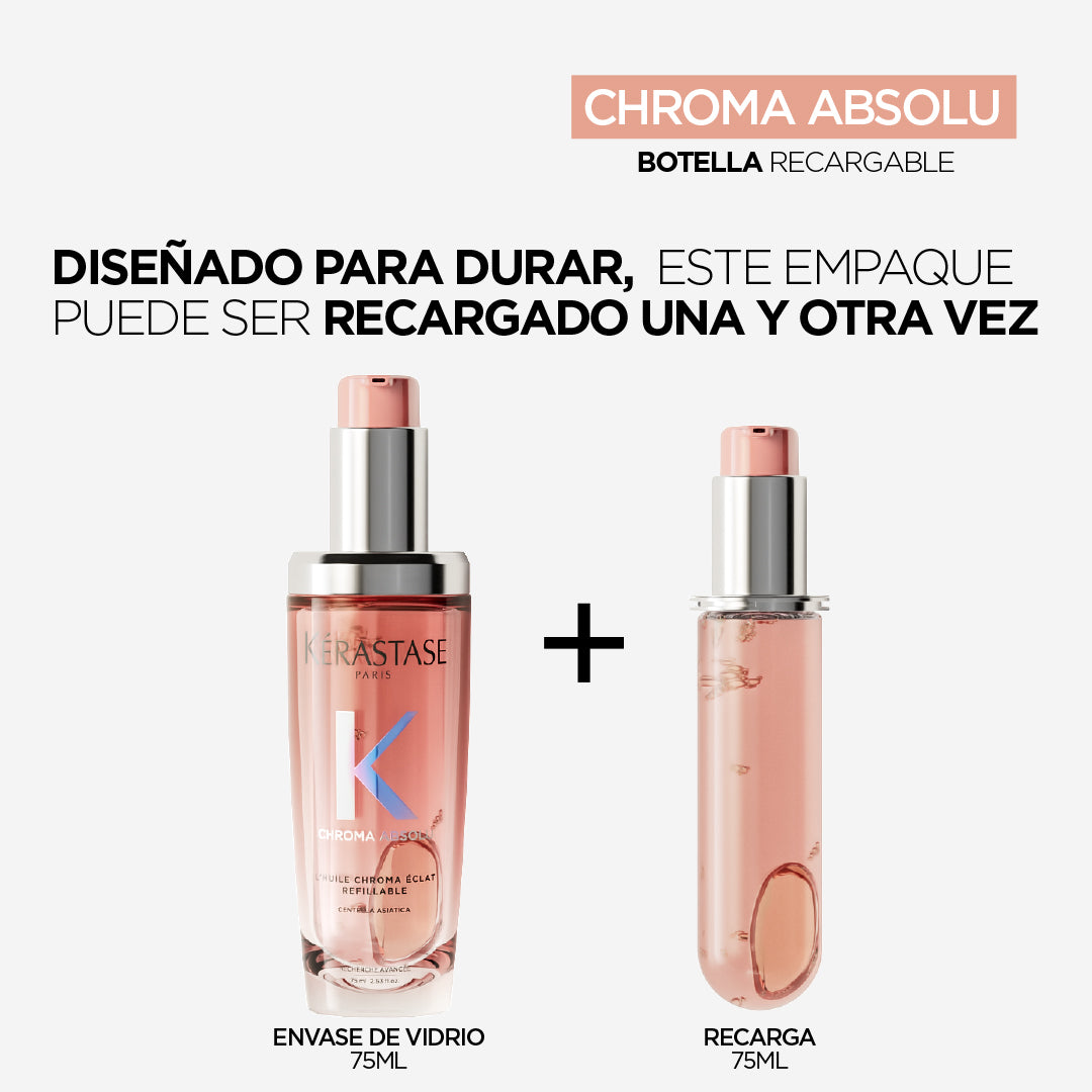 Aceite capilar recargable Chroma