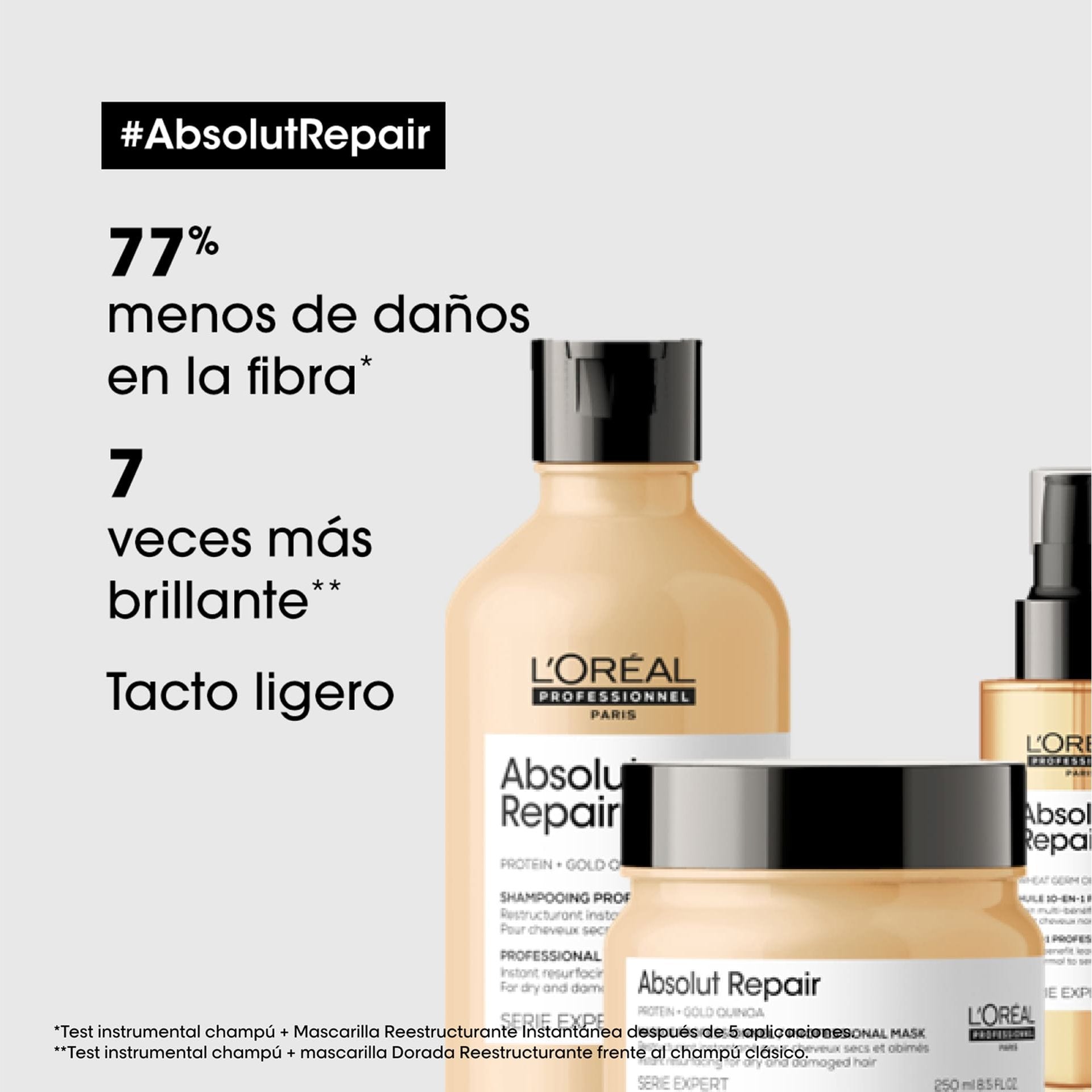 Mascarilla Dorada Absolut Repair