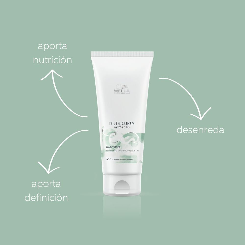 Acondicionador Desenredante Anti-Frizz para Ondas y Rizos