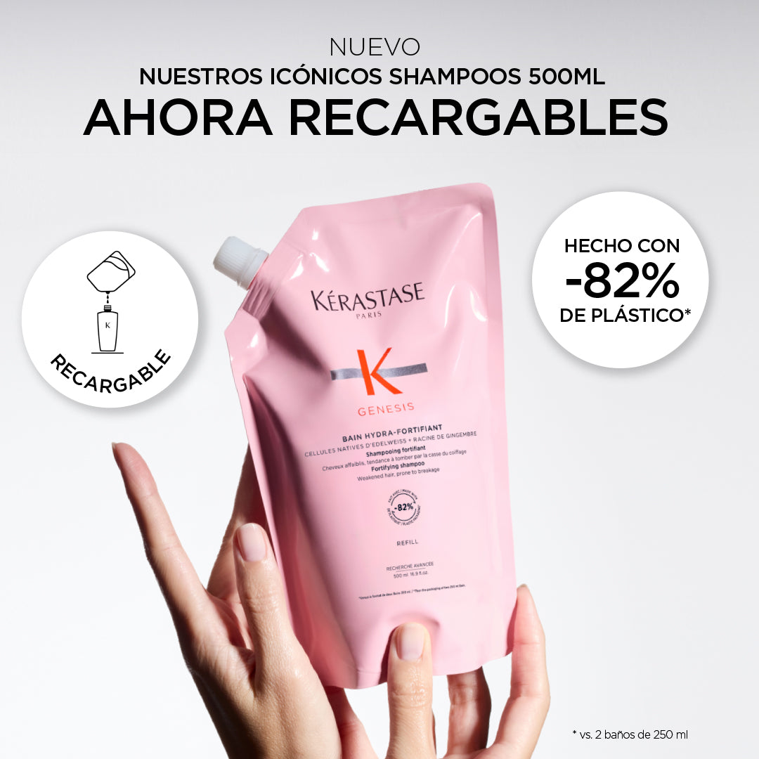 Shampoo recarga fortificante hidratante Genesis