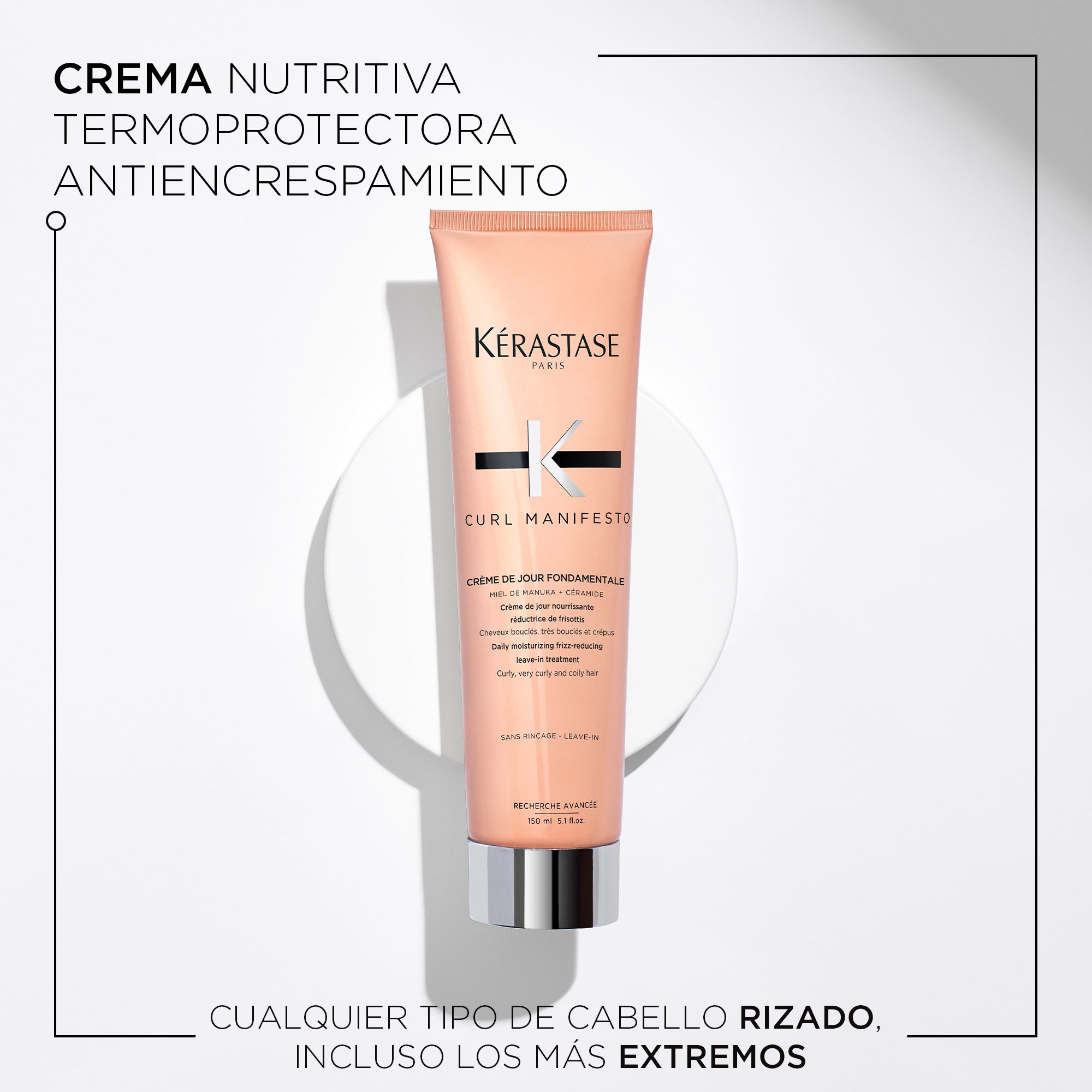 Crema Termoprotectora Cabello Rizado