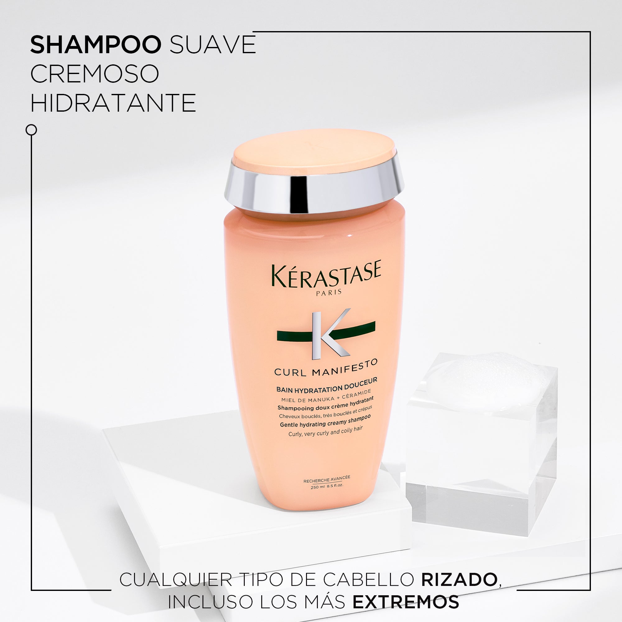 Shampoo para cabello rizado