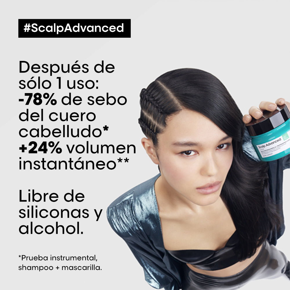 Arcilla capilar anti-grasa Scalp Advanced