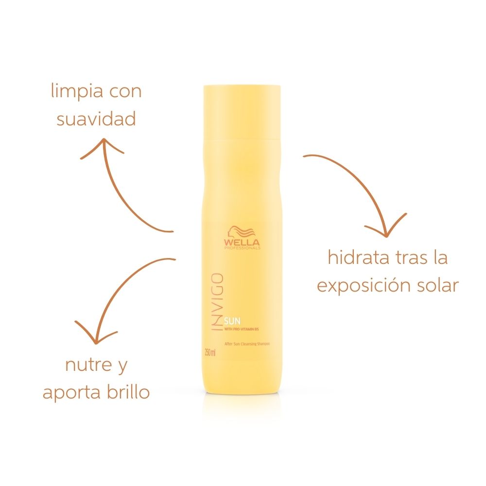 Shampoo Post-Sol Hidratante para Cabello Expuesto al Sol, Mar y Piscina