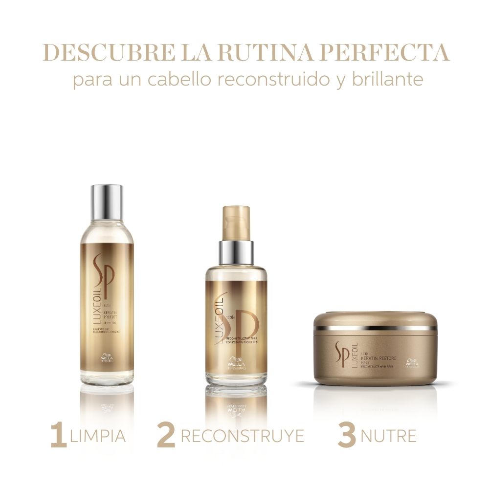 Shampoo Reconstructor con Queratina para Cabello Seco y Dañado