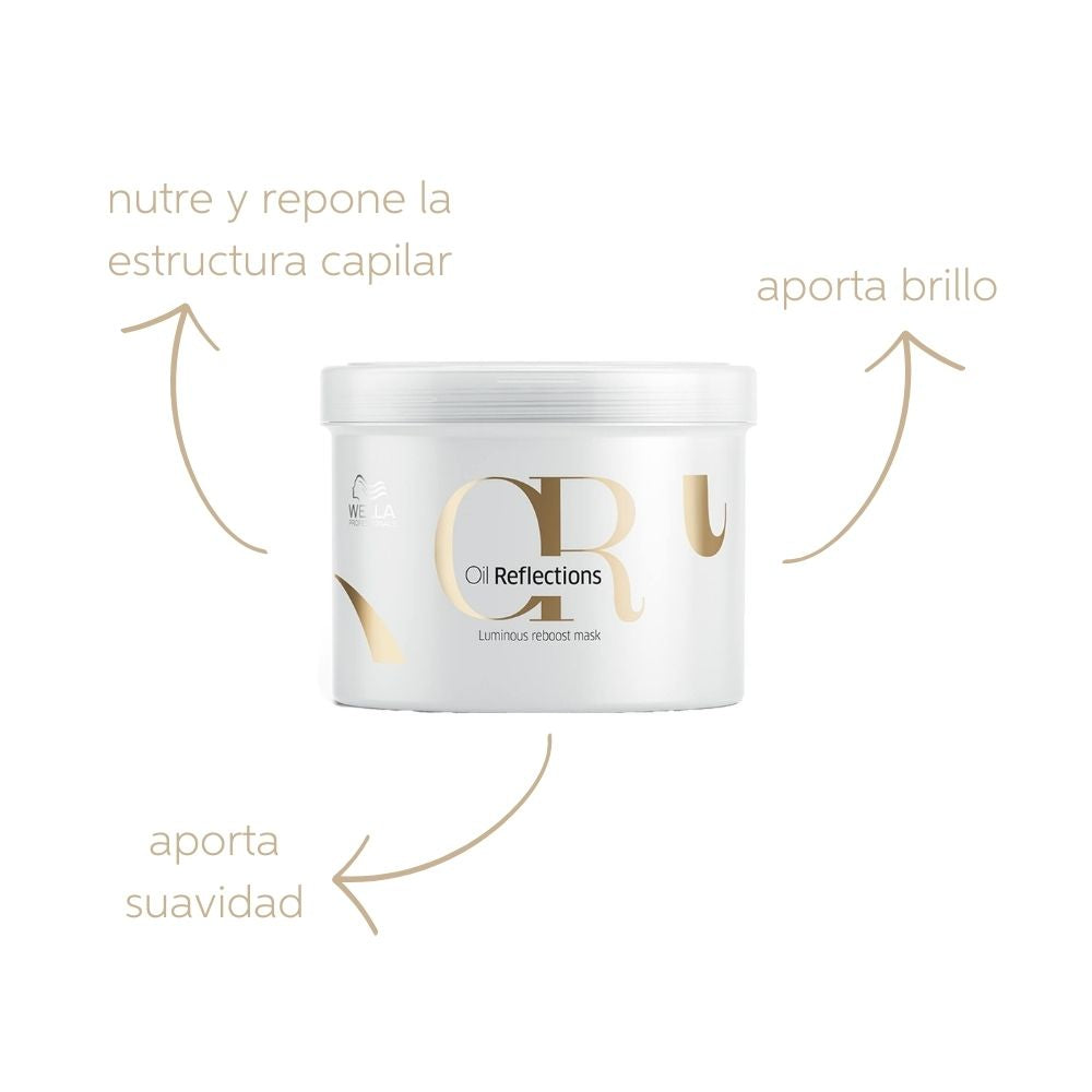 Mascarilla Hidratante de Brillo para Cabello Seco y Opaco