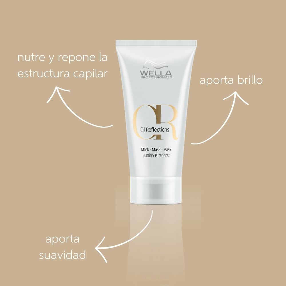 Mascarilla Hidratante de Brillo para Cabello Seco y Opaco
