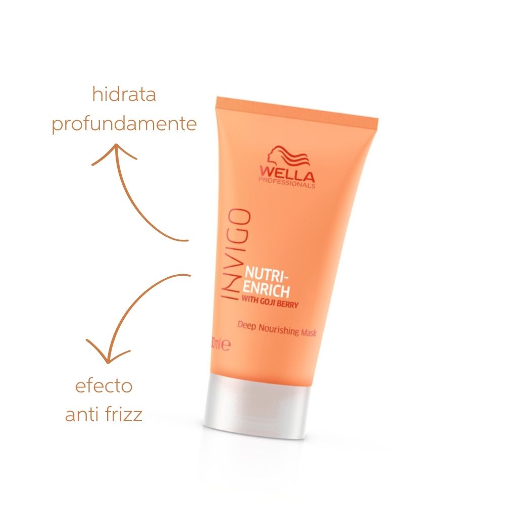 Mascarilla Nutritiva Anti-Frizz para Cabello Seco y Dañado