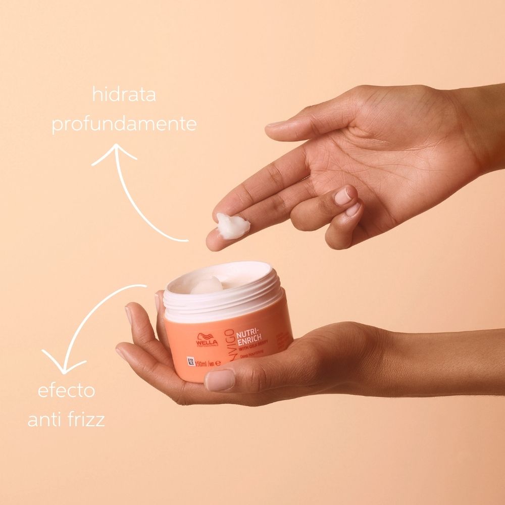 Mascarilla Nutritiva Anti-Frizz para Cabello Seco y Dañado