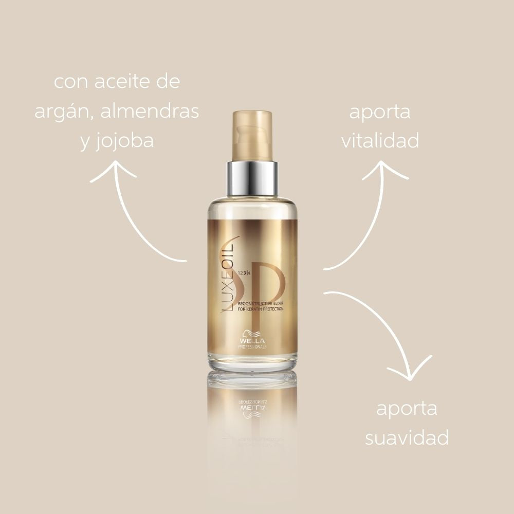 Aceite Reconstructor de Queratina para Cabello Seco y Dañado