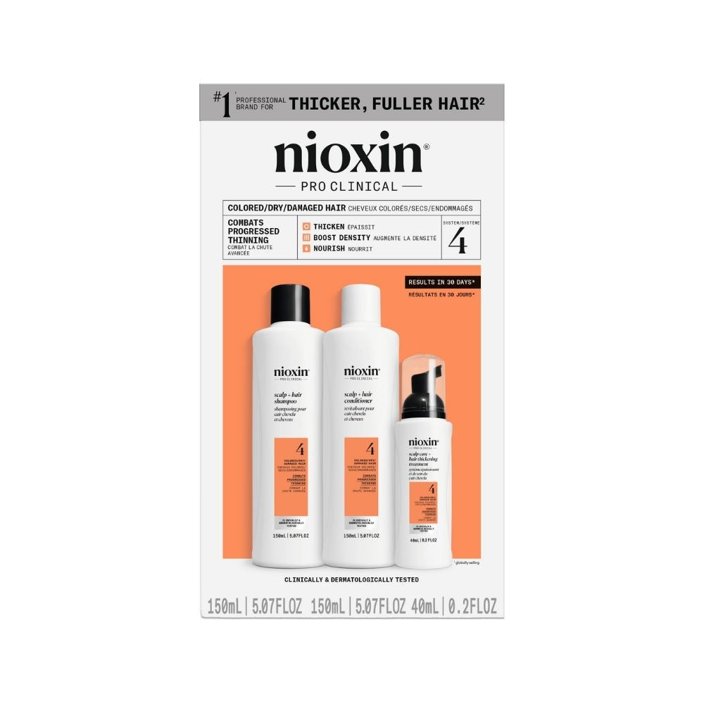 Kit Engrosador y Fortalecedor para Cabello Teñido con Pérdida de Densidad