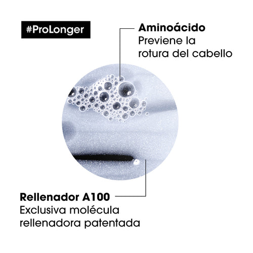 Acondicionador Pro longer Fortalecimiento de cabello largo