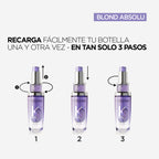 Recarga de aceite iluminador para rubio