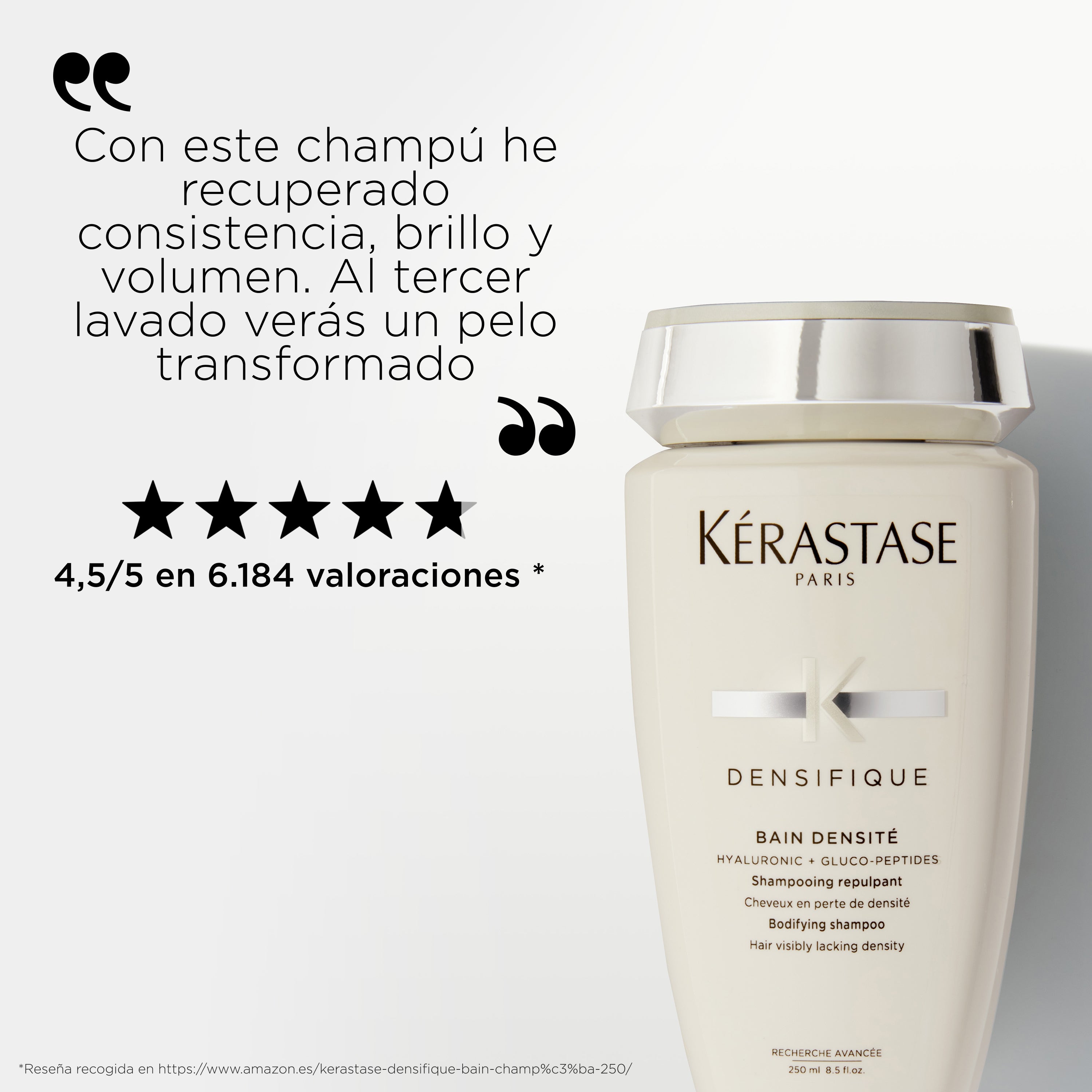 Shampoo densidad
