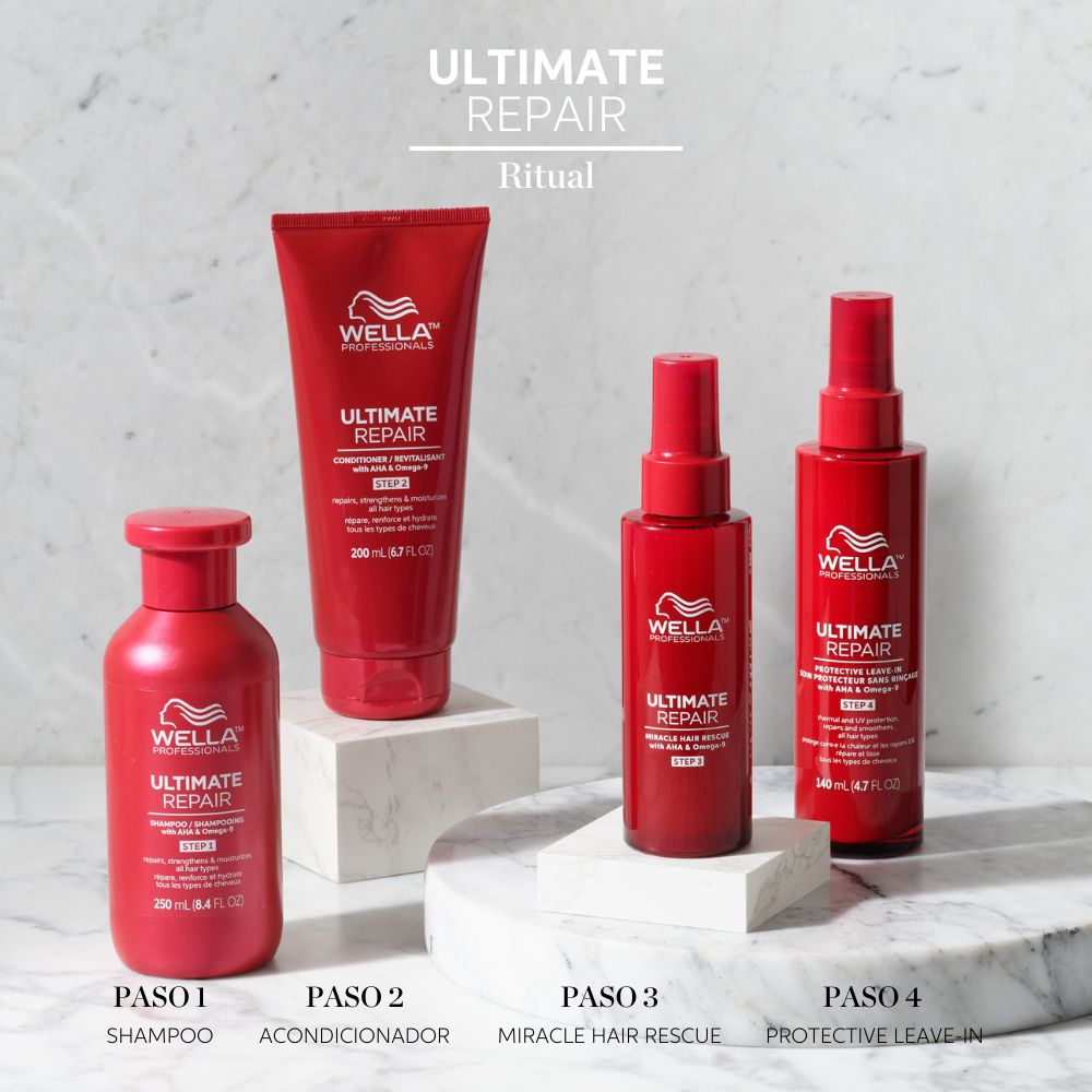 Tratamiento Reparador y Protector Térmico Anti-Frizz para Cabello Dañado