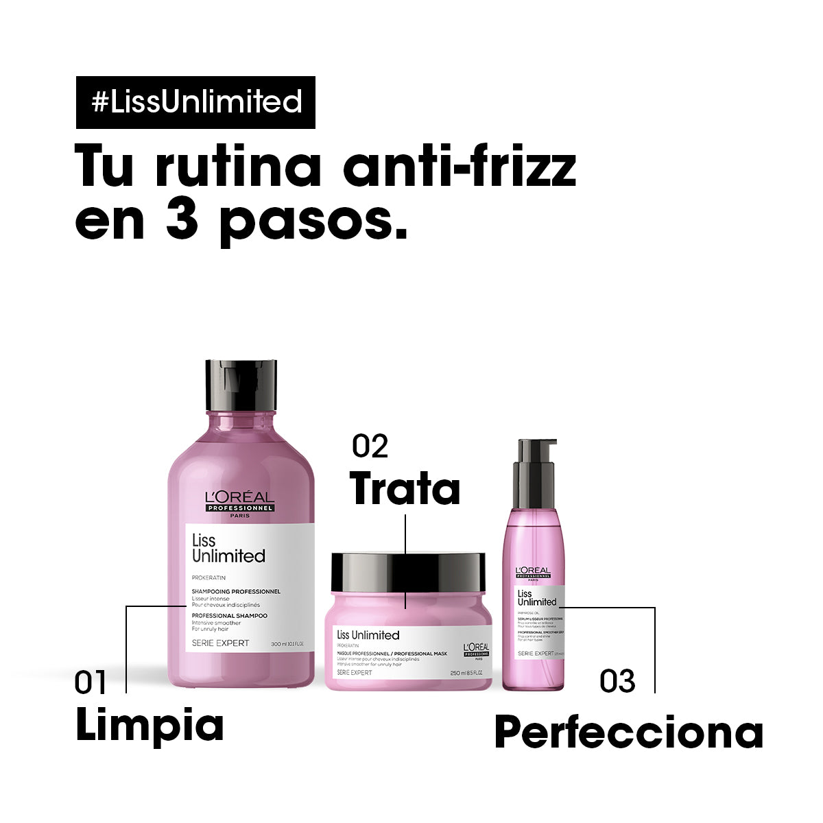 Sérum capilar Liss Unlimited
