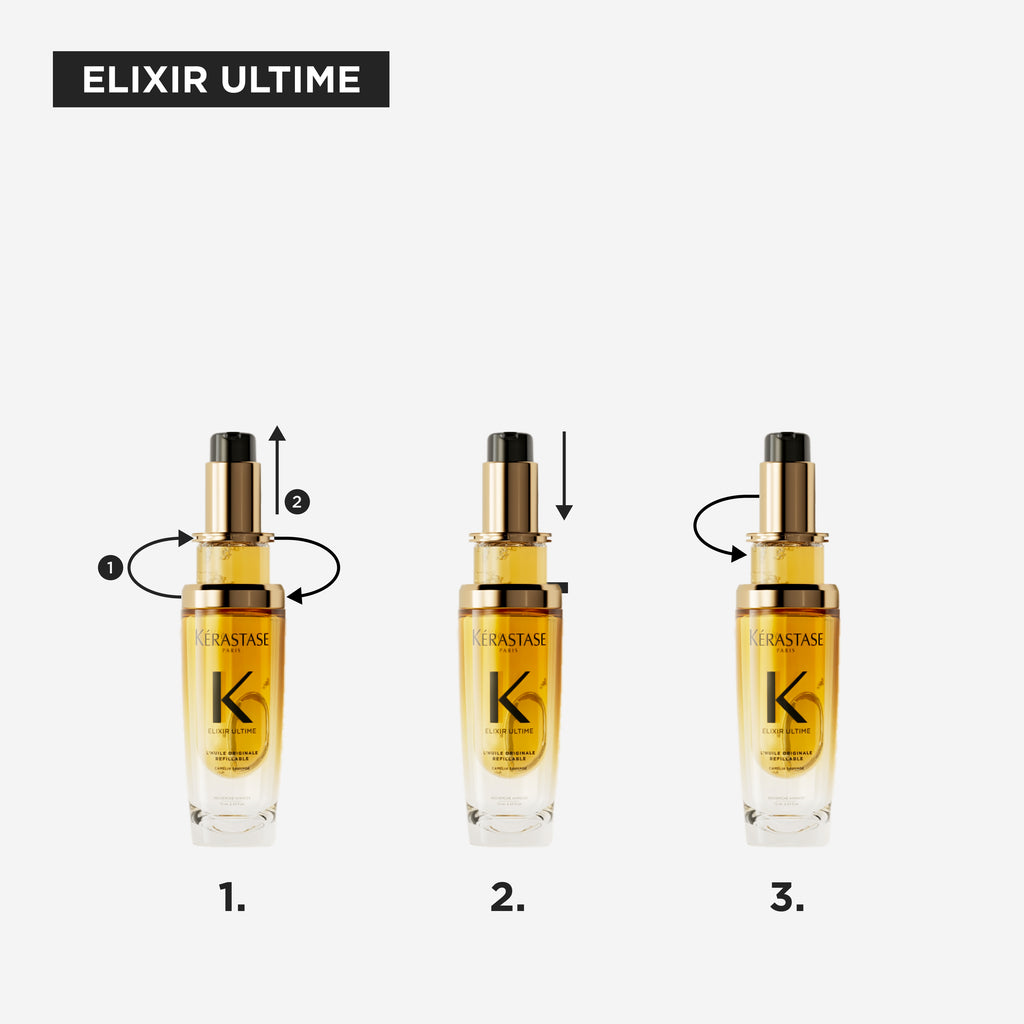 Aceite capilar recargable elixir