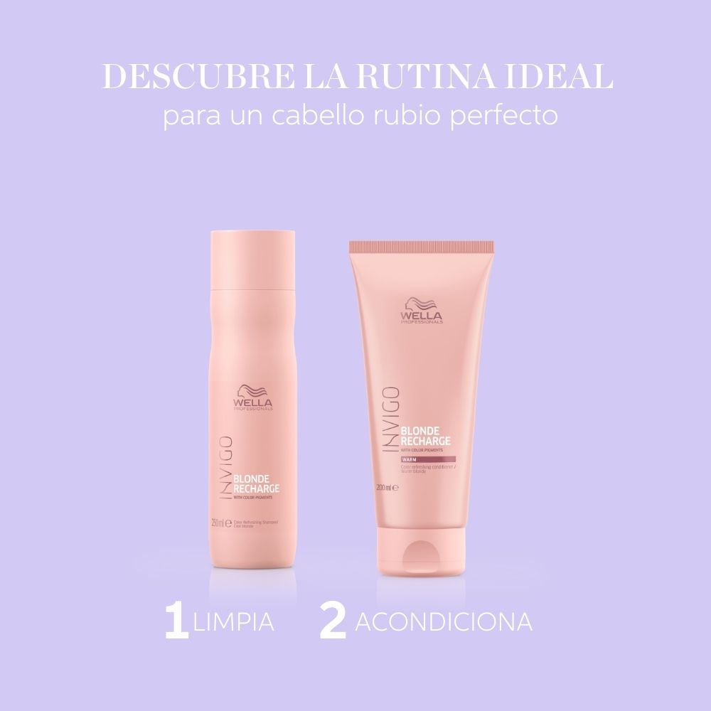 Acondicionador Matizante Anti-Amarillo para Cabello Rubio y Canoso