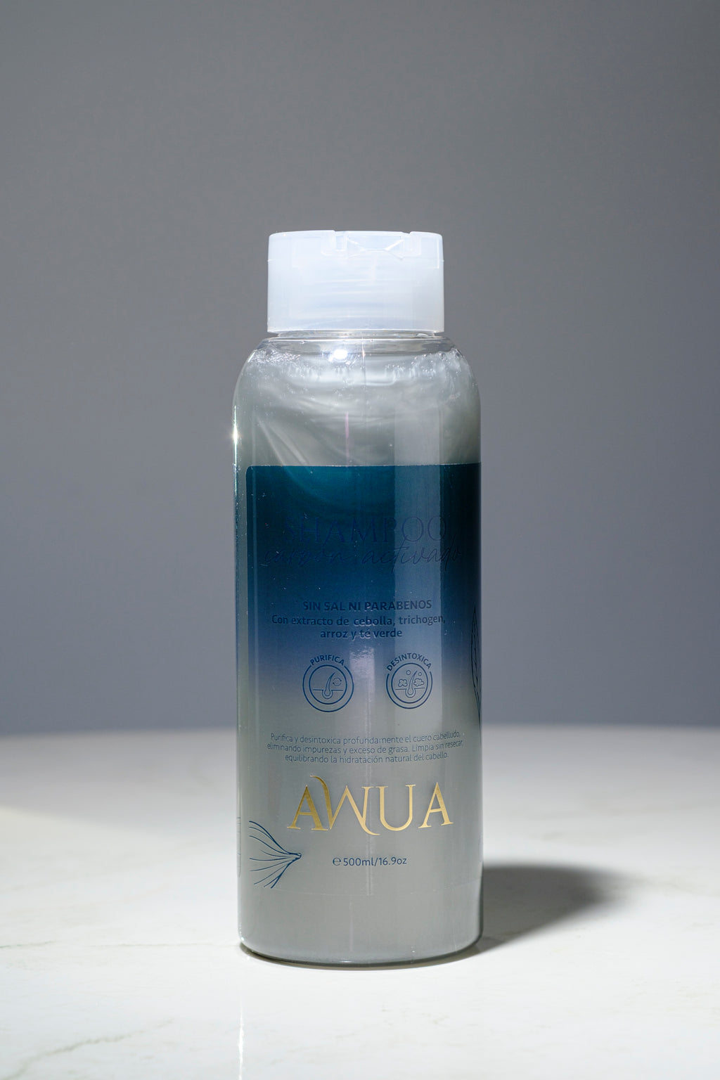 Shampoo carbón activado