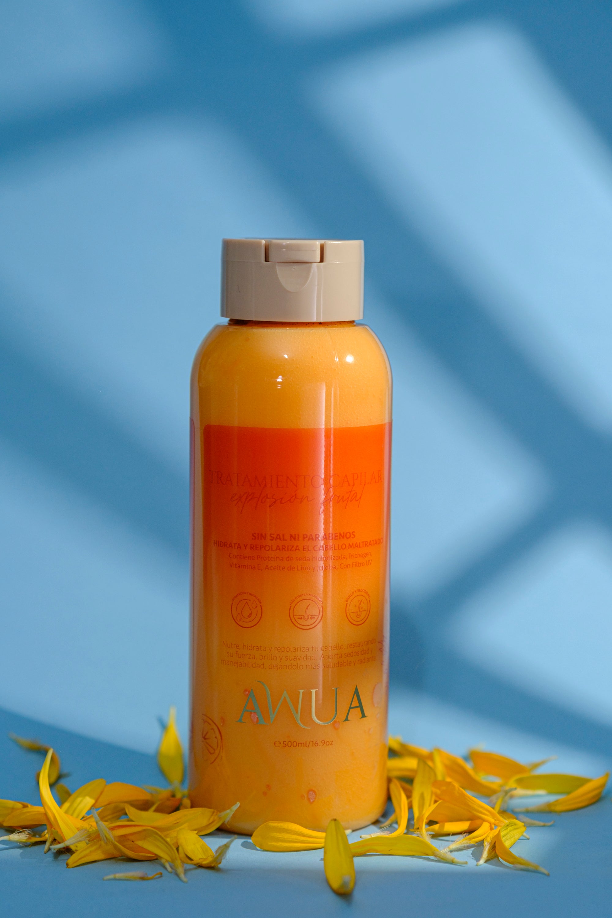 Tratamiento capilar frutal