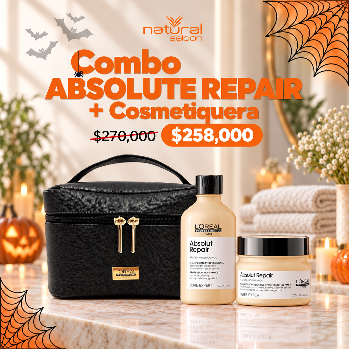 Combo ABSOLUTE REPAIR + Cosmetiquera