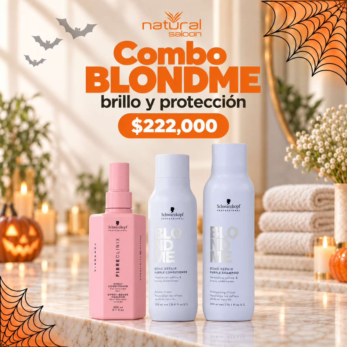 Combo BLONDME brillo y protección