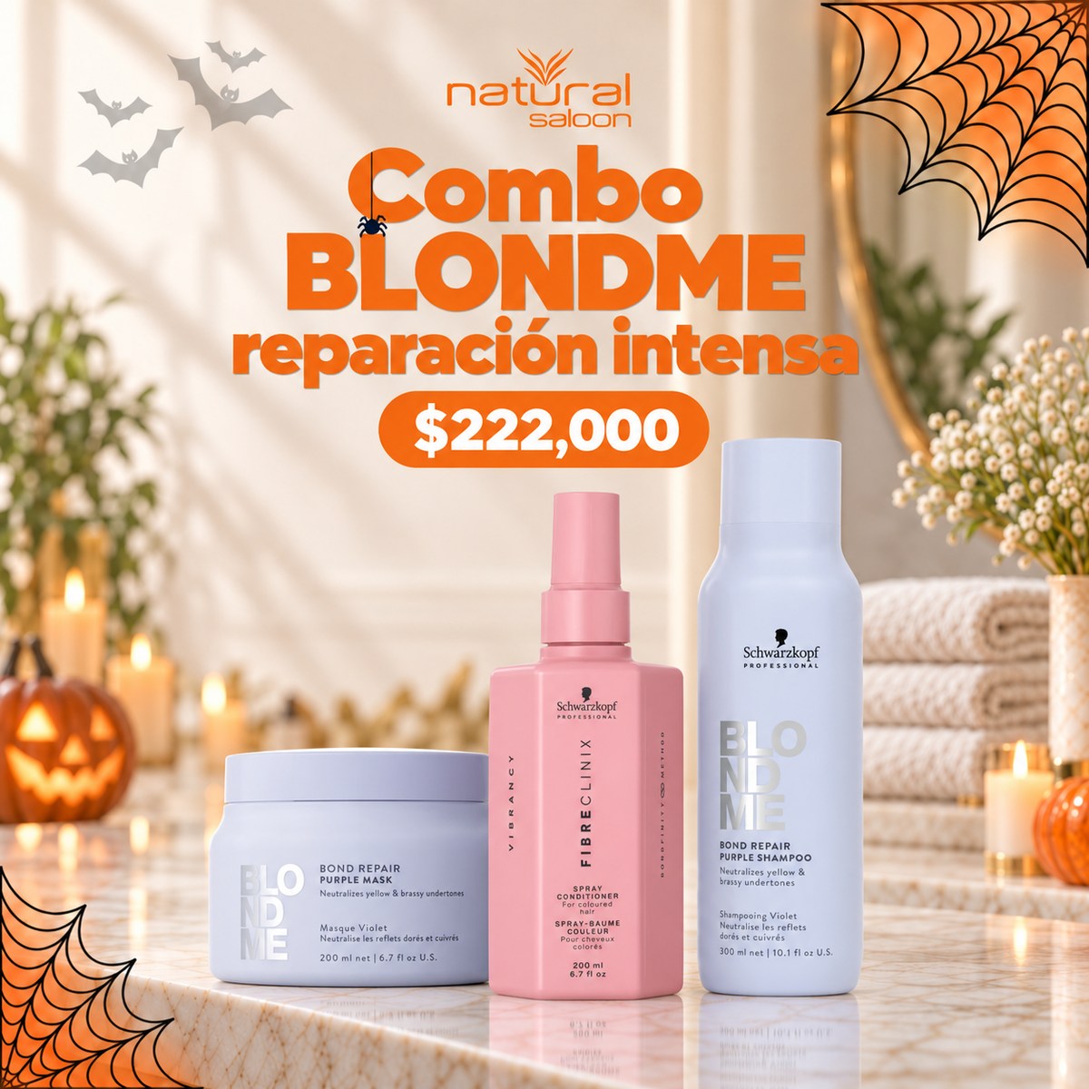 Combo BLONDME reparación intensa