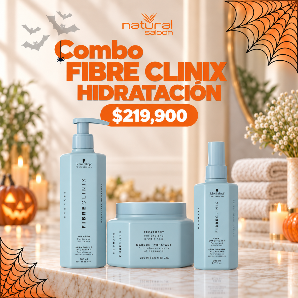 Combo FIBRE CLINIX HIDRATACIÓN