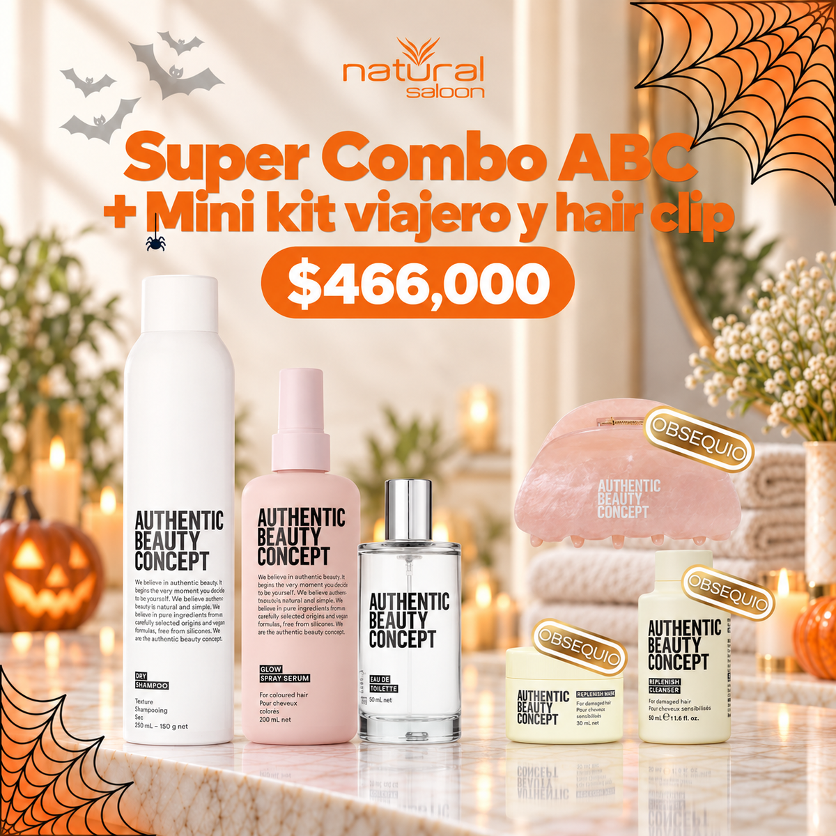 Super Combo ABC + Mini kit viajero y hair clip