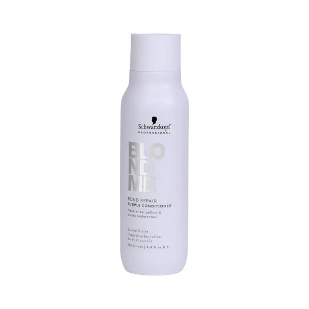 Shampoo Blondme Bond Repair Purple Acondicionador Morado