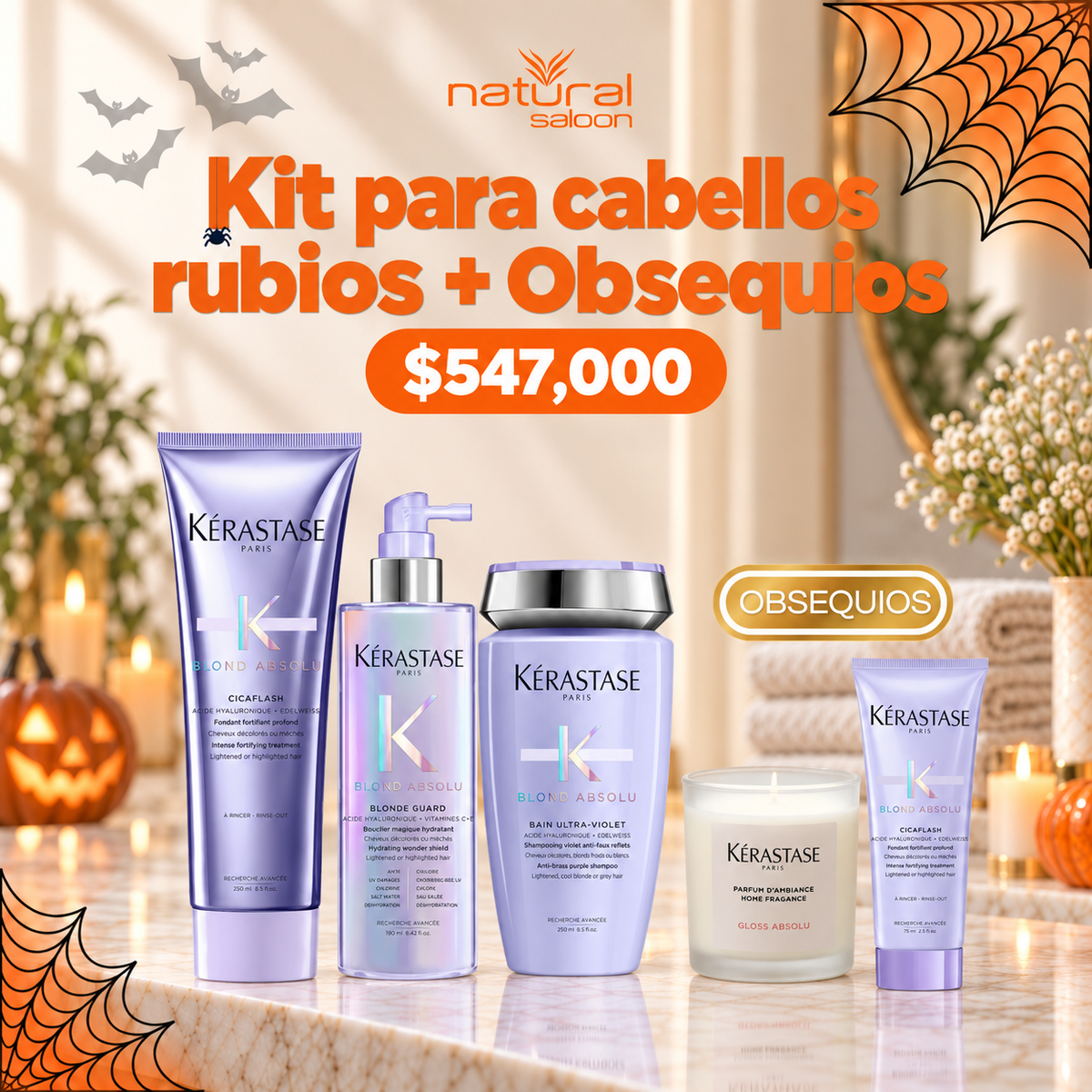 Kit para cabellos rubios + Obsequios