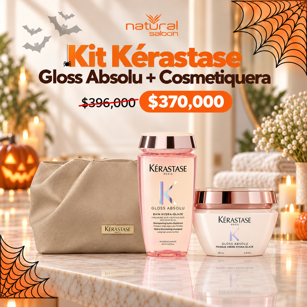 Kit Kérastase Gloss Absolu + Cosmetiquera