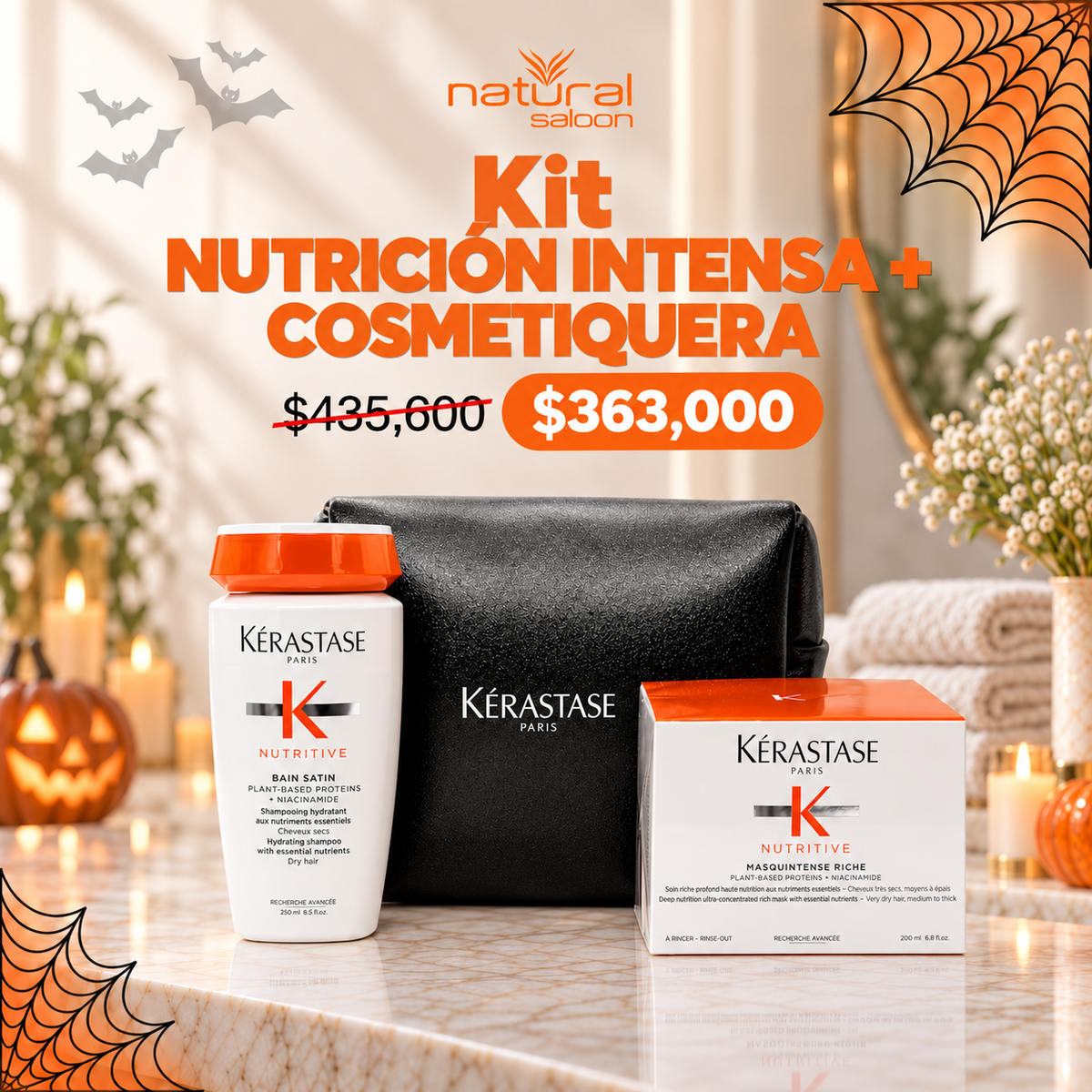 Kit Nutrición Intensa + Cosmetiquera