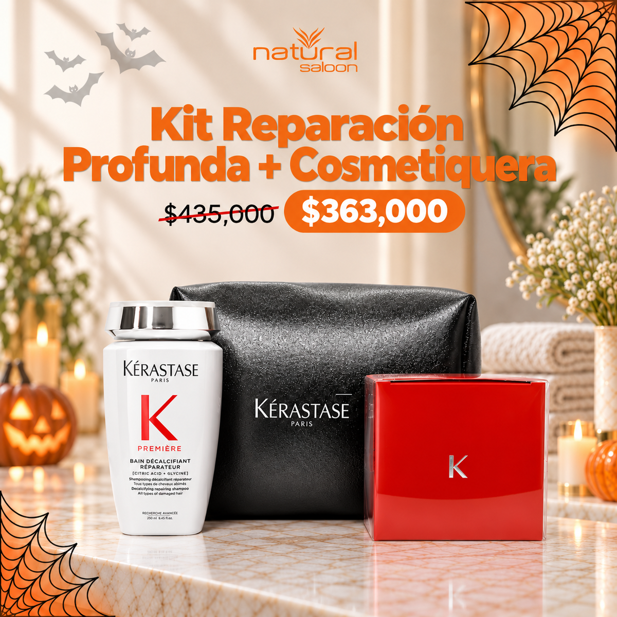Kit Reparación Profunda + Cosmetiquera