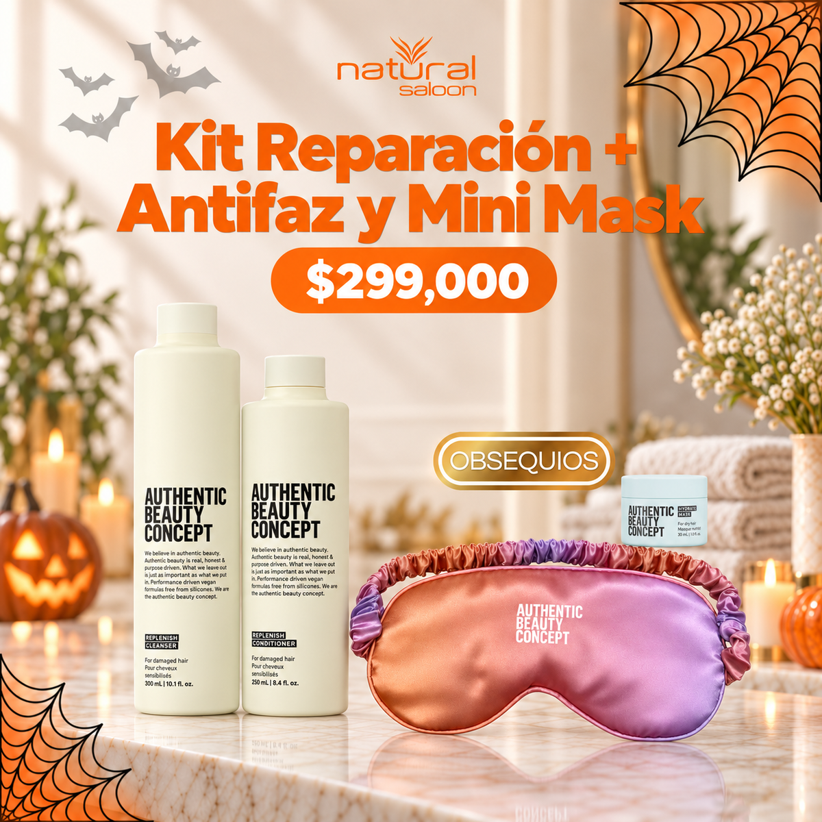 Kit Reparación + Antifaz y Mini Mask