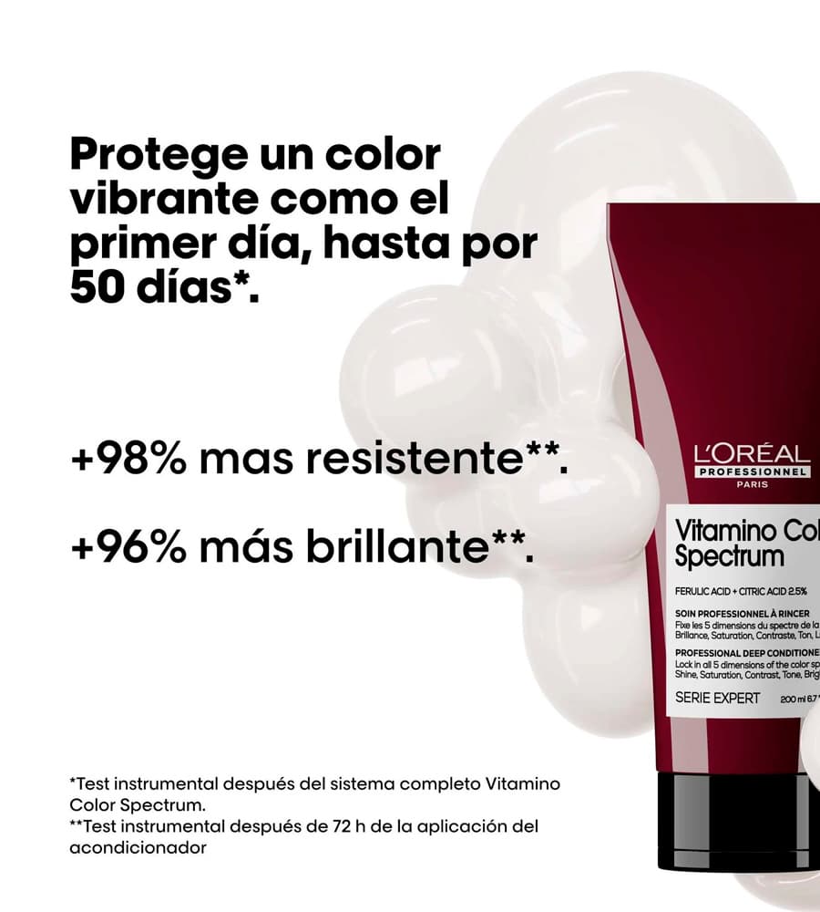 loreal_viatamino_color_spectrum_acondicionador_img03 Acondicionador Cuidado del Color - Imagen 3